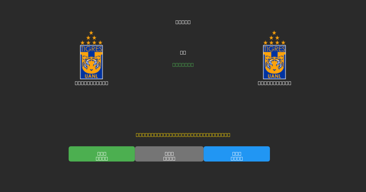 Tigres UANL vs Tigres UANL - Bezplatné AI Fotbalové Předpovědi s 80%+ Přesností