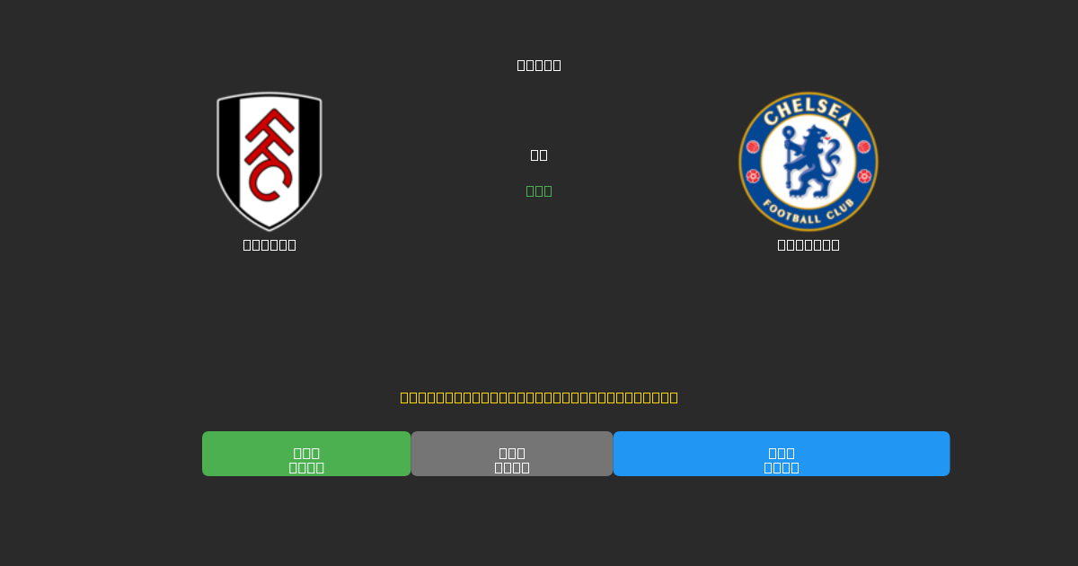 Fulham vs Chelsea - Gratis AI Fodboldforudsigelser med 80%+ Nøjagtighed