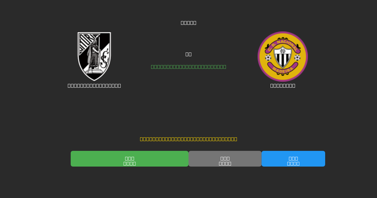 Vitória Guimarães vs Nacional - Kostenlose KI Fußballvorhersagen mit 80%+ Genauigkeit
