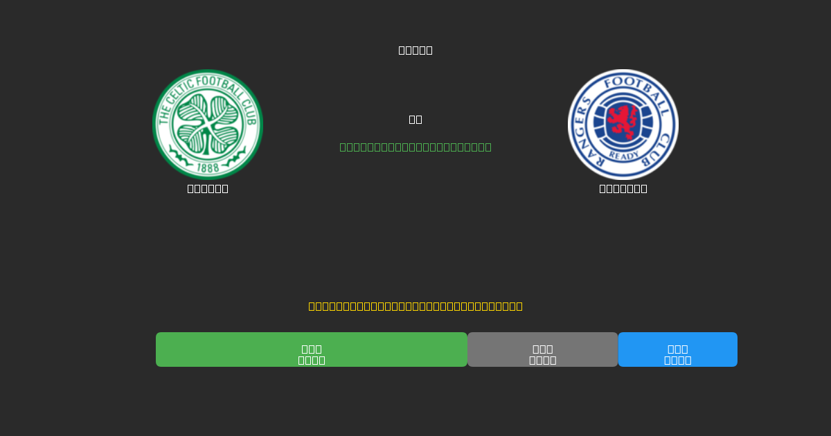 Celtic vs Rangers - Kostenlose KI Fußballvorhersagen mit 80%+ Genauigkeit