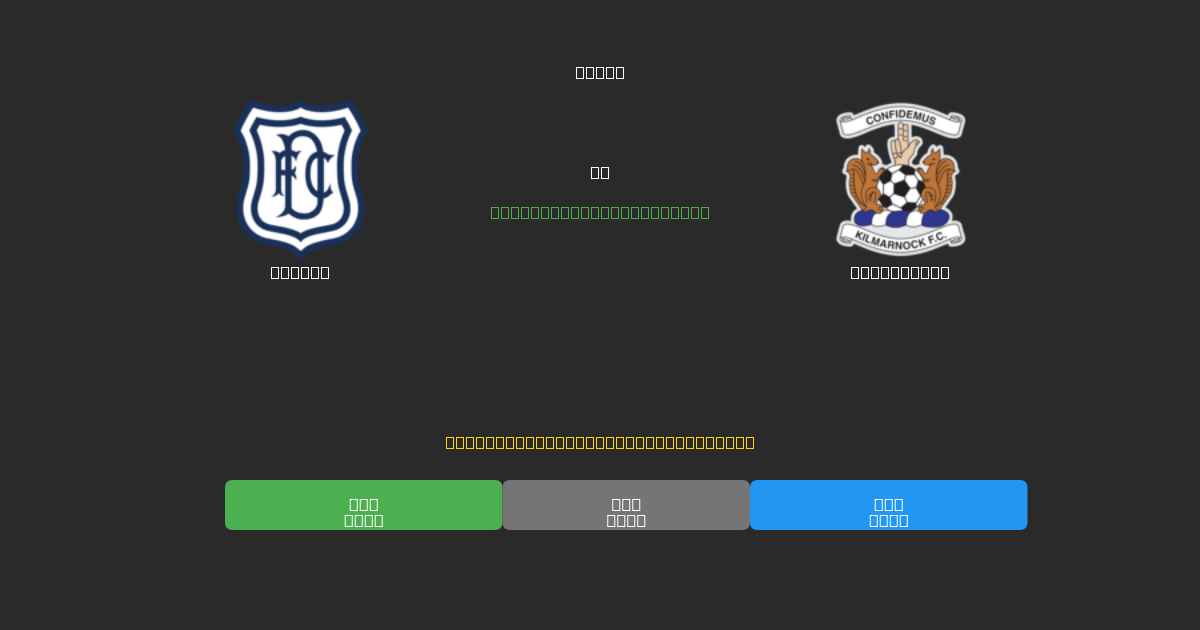 Dundee vs Kilmarnock - Kostenlose KI Fußballvorhersagen mit 80%+ Genauigkeit