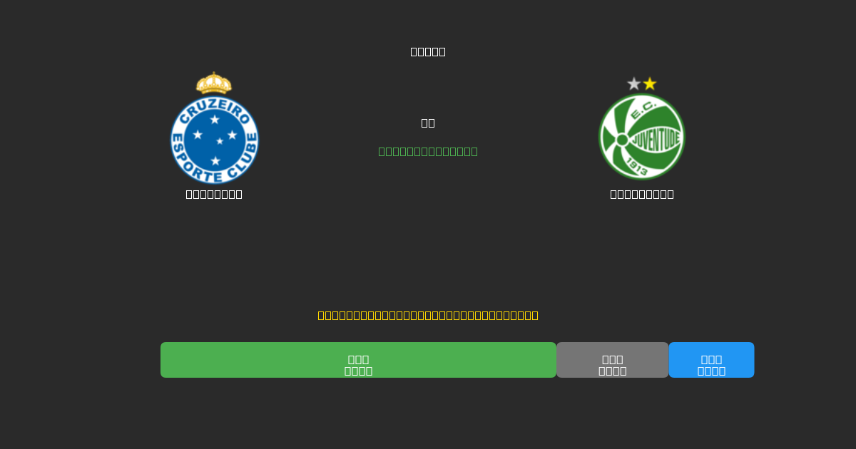Cruzeiro vs Juventude - Δωρεάν AI Προβλέψεις, Συμβουλές Στοιχημάτων και Αποδόσεις
