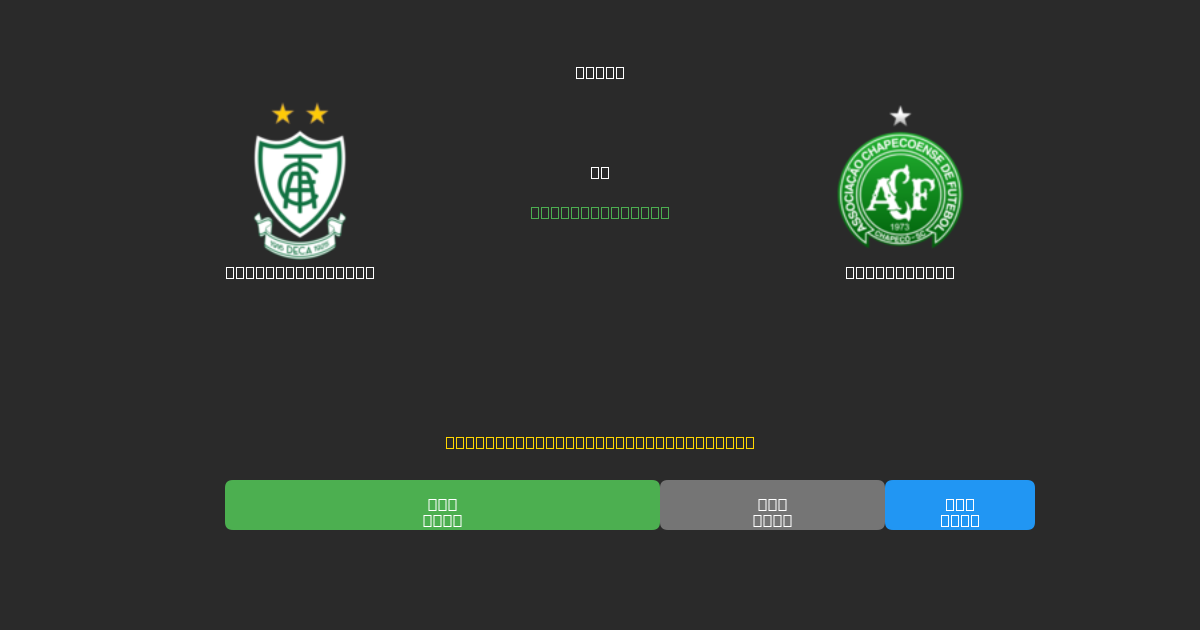 América Mineiro vs Chapecoense - Δωρεάν AI Προβλέψεις, Συμβουλές Στοιχημάτων και Αποδόσεις