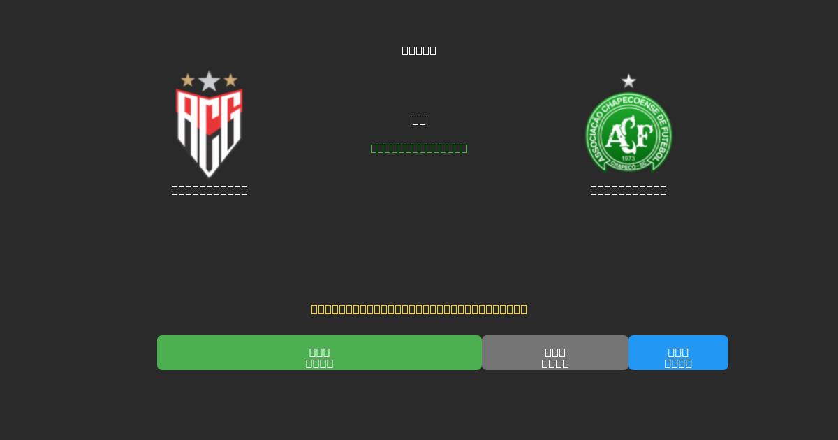 Atlético GO vs Chapecoense - Free AI Predictions, Betting Tips & Odds