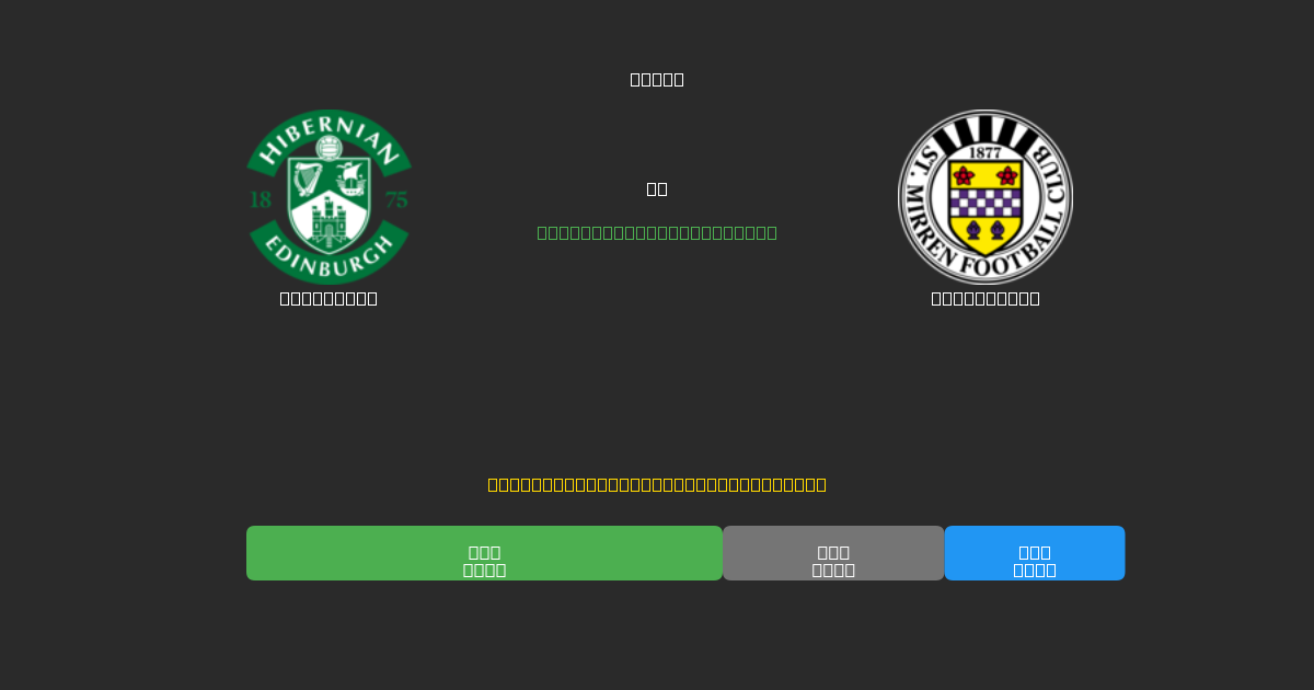 Hibernian vs St. Mirren - Free AI Football Predictions with 80%+ Accuracy