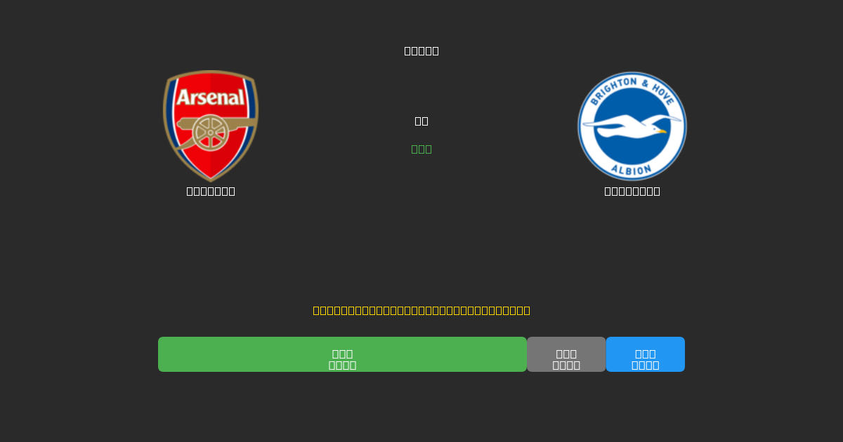 Arsenal vs Brighton - Predicciones de Fútbol con IA Gratuitas con 80%+ de Precisión