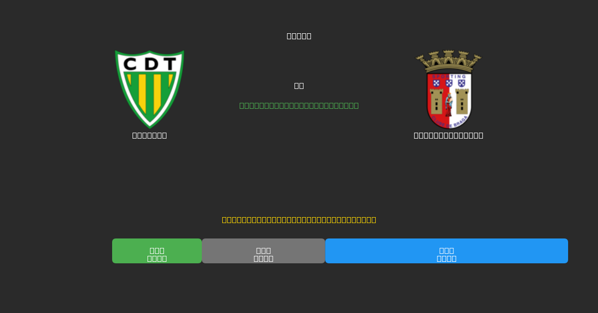Tondela vs Sporting Braga - Predicciones de Fútbol con IA Gratuitas con 80%+ de Precisión