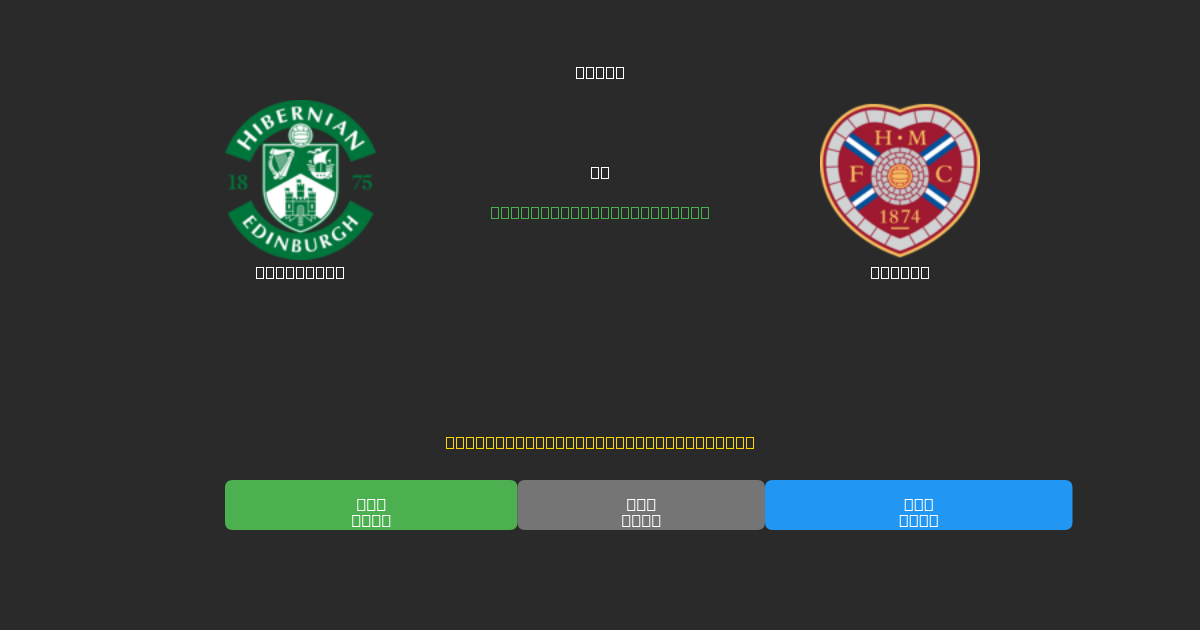 Hibernian vs Hearts - Predicciones de Fútbol con IA Gratuitas con 80%+ de Precisión