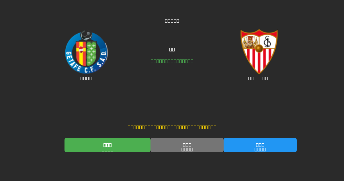 Getafe vs Sevilla - Predicciones de Fútbol con IA Gratuitas con 80%+ de Precisión