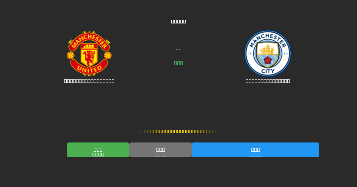 Manchester United vs Manchester City - Ilmaiset AI Jalkapalloennusteet 80%+ Tarkkuudella