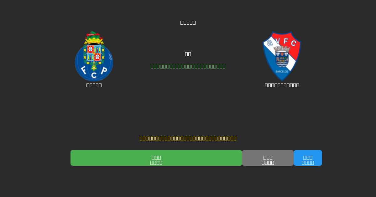 Porto vs Gil Vicente - Ilmaiset AI Jalkapalloennusteet 80%+ Tarkkuudella