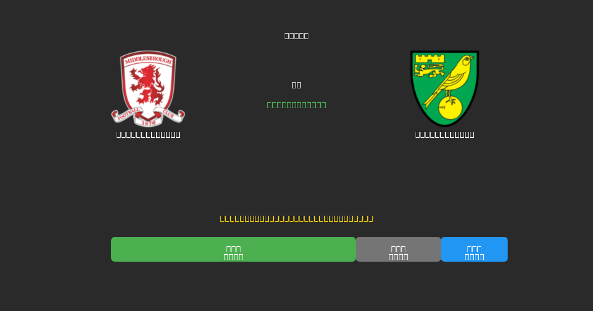 Middlesbrough vs Norwich City - Prédictions de Football IA Gratuites avec 80%+ de Précision