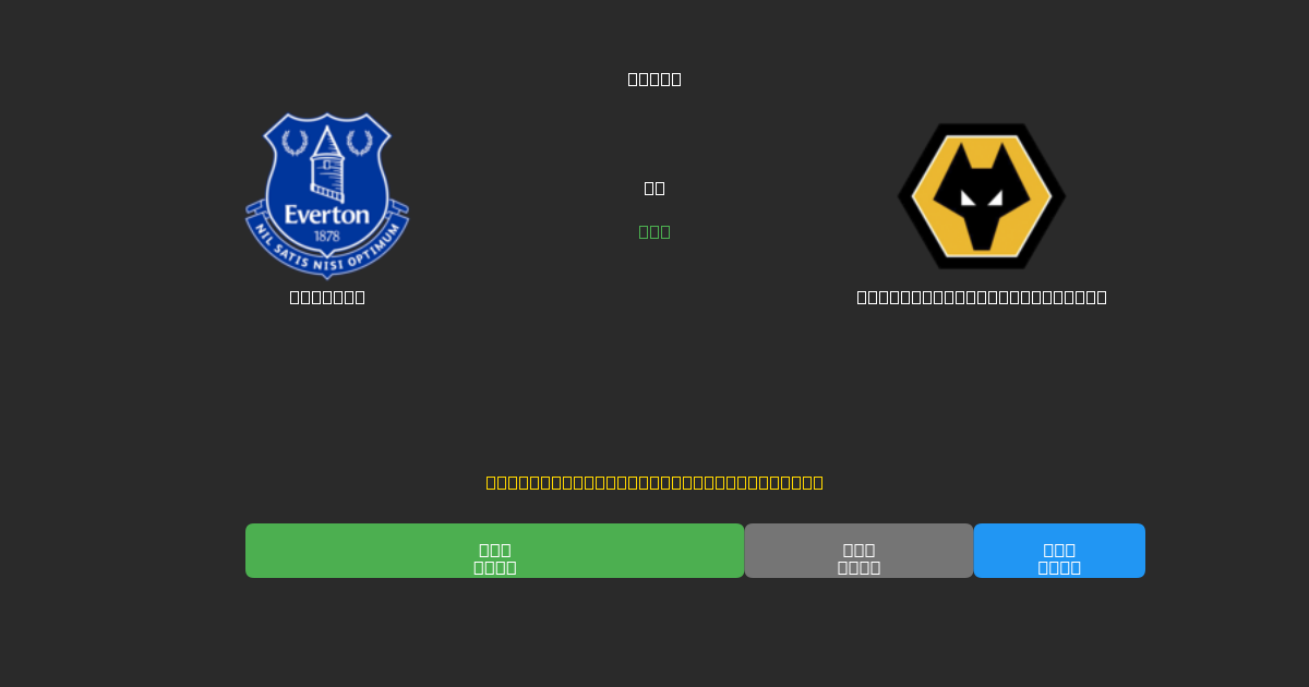 Everton vs Wolverhampton Wanderers - Ingyenes AI Futball Előrejelzések 80%+ Pontossággal