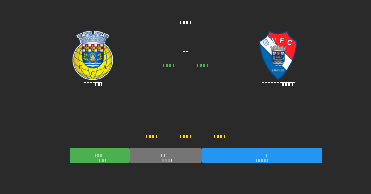 Arouca vs Gil Vicente - Ingyenes AI Futball Előrejelzések 80%+ Pontossággal
