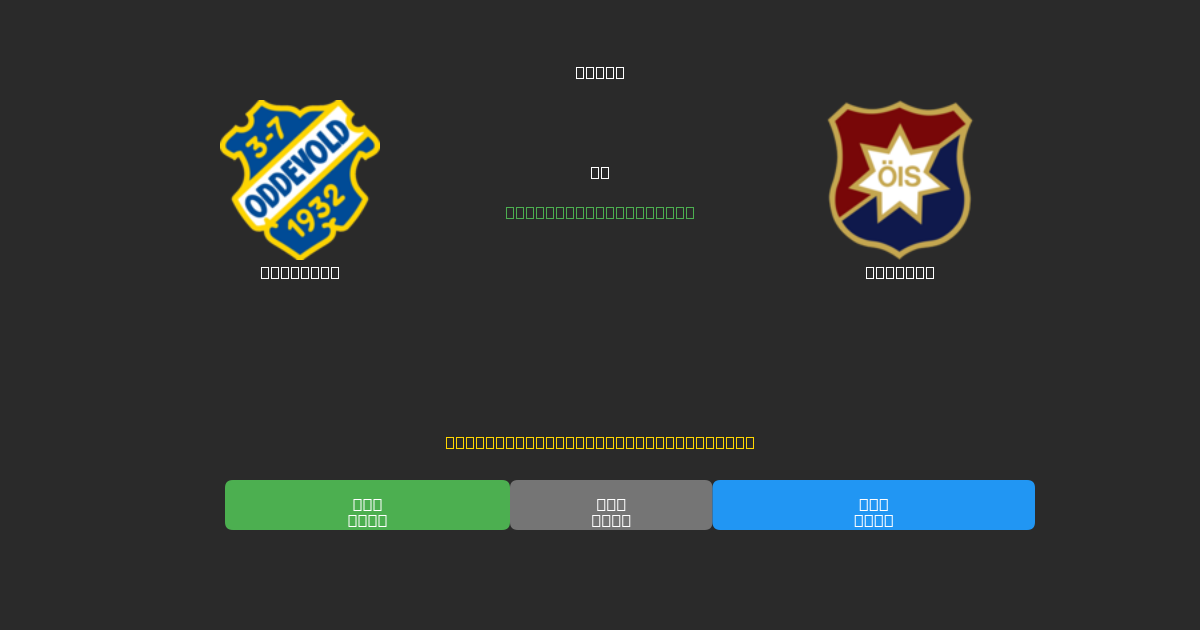 Oddevold vs Örgryte - Prediksi AI Gratis, Tips Taruhan dan Odds