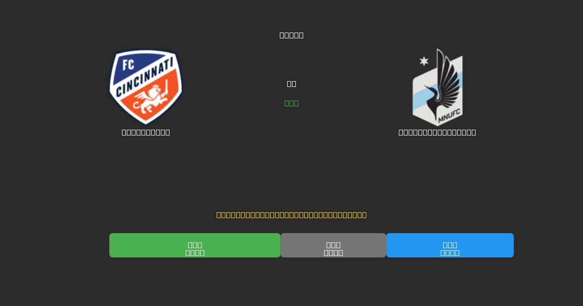 Cincinnati vs Minnesota United - Prediksi AI Gratis, Tips Taruhan dan Odds