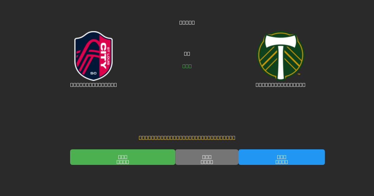 St. Louis City  vs Portland Timbers - Prediksi AI Gratis, Tips Taruhan dan Odds