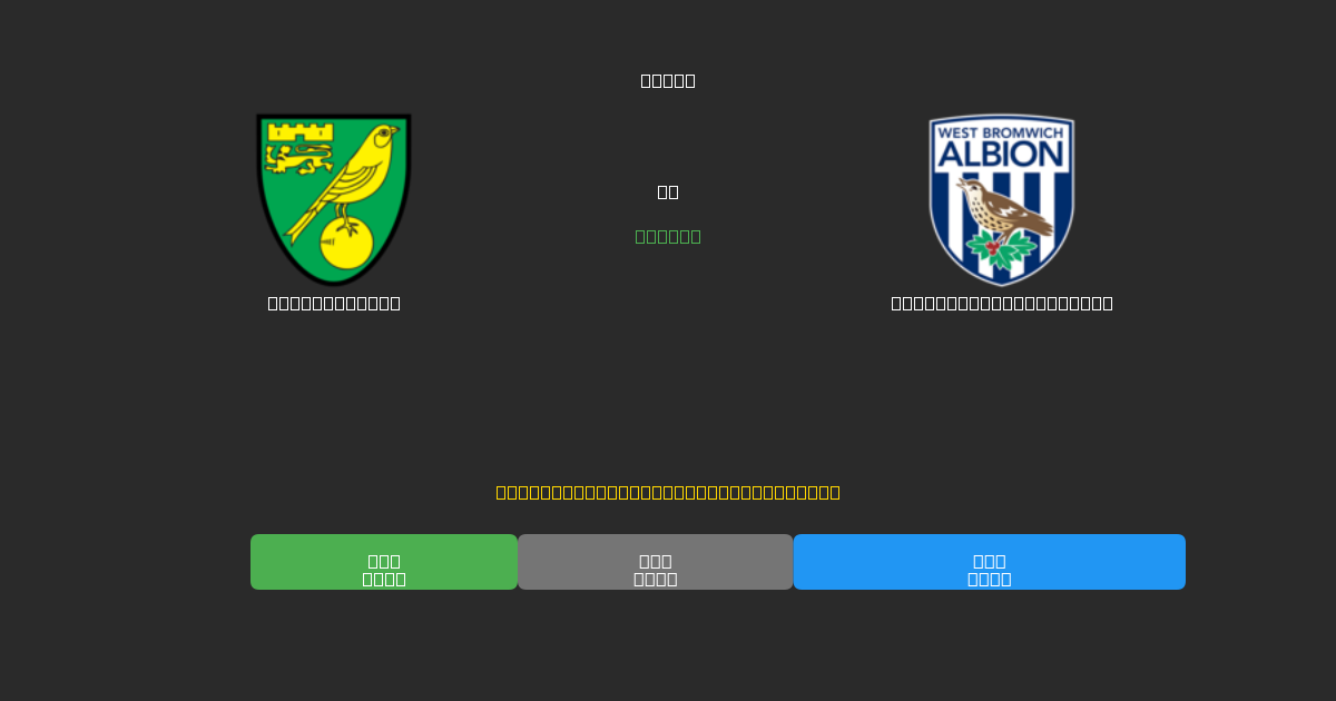 Norwich City vs West Bromwich Albion - Previsioni di Calcio IA Gratuite con 80%+ di Precisione