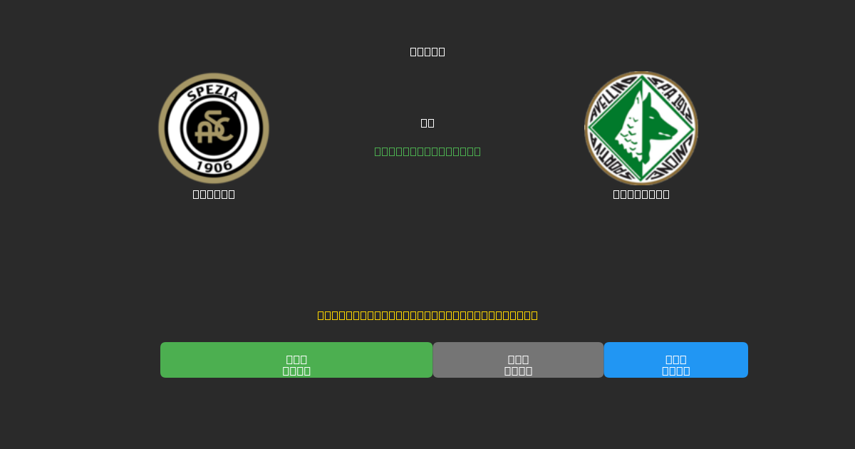 Spezia vs Avellino - Previsioni di Calcio IA Gratuite con 80%+ di Precisione