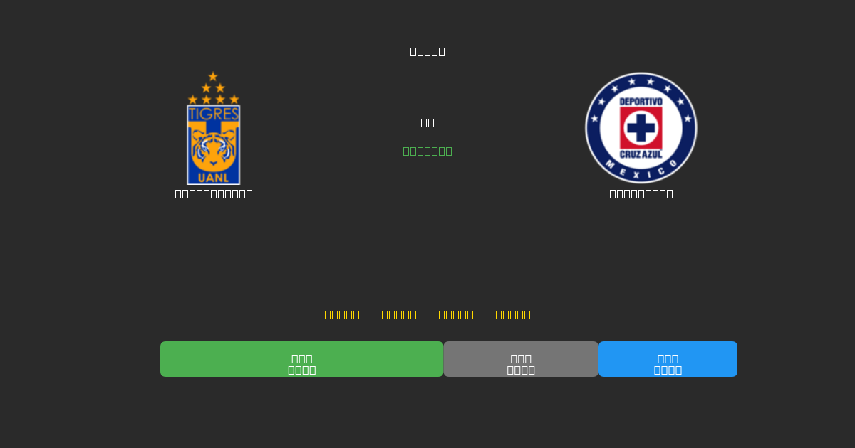 Tigres UANL vs Cruz Azul - Previsioni di Calcio IA Gratuite con 80%+ di Precisione