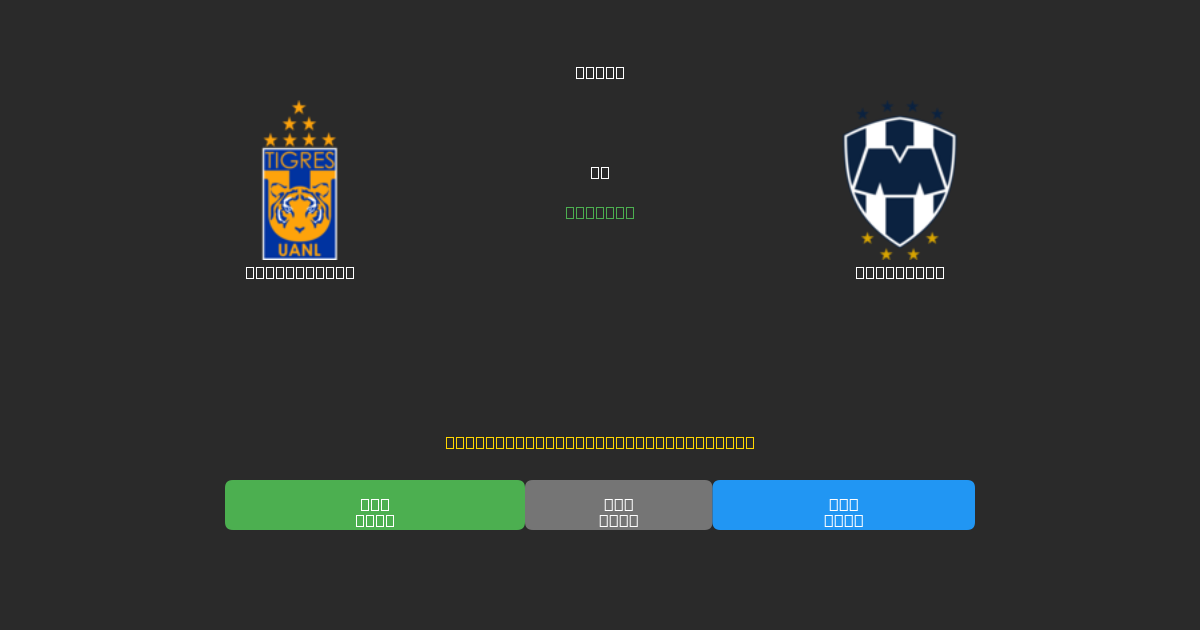 Tigres UANL vs Monterrey - Previsioni IA Gratuite, Consigli per le Scommesse e Quote