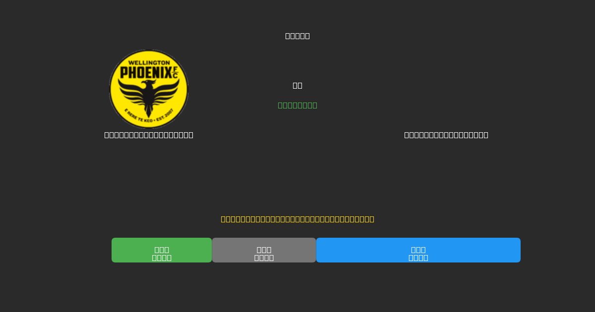 Wellington Phoenix vs Melbourne Victory - 無料AIサッカー予想80%以上の精度