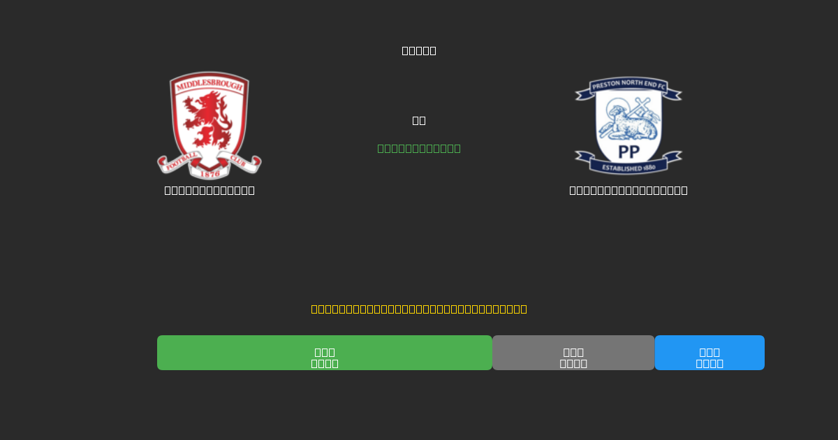 Middlesbrough vs Preston North End - 80%+ дәлдігі бар тегін AI футбол болжамдары