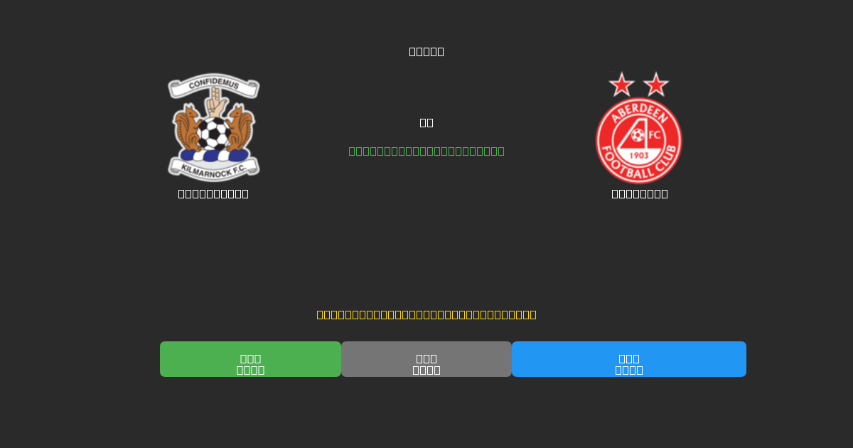 Kilmarnock tegen Aberdeen - Gratis AI Voetbal Voorspellingen met 80%+ Nauwkeurigheid