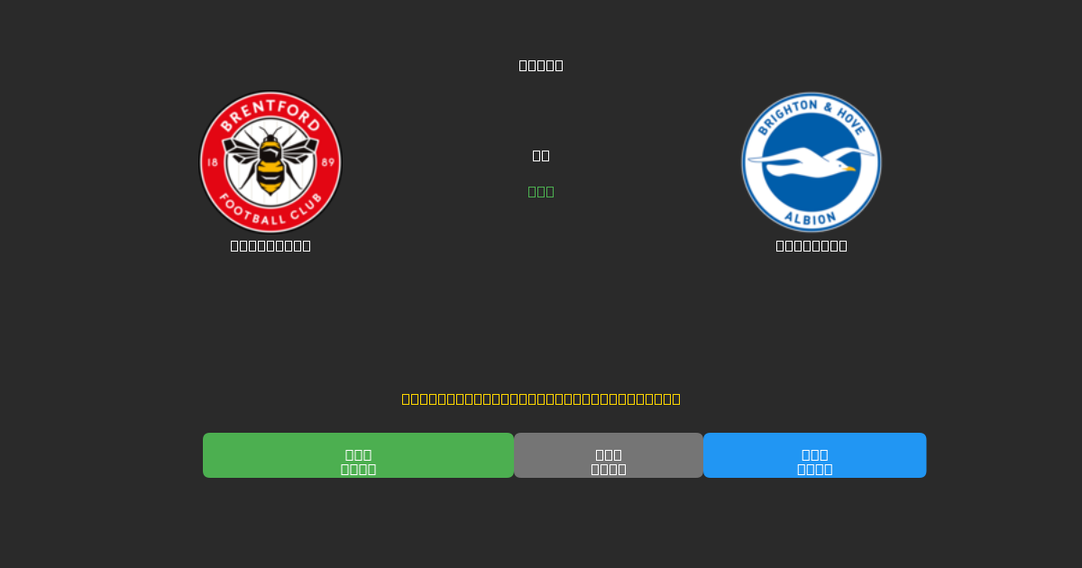 Brentford vs Brighton - Darmowe Prognozy Piłkarskie AI z 80%+ Dokładnością