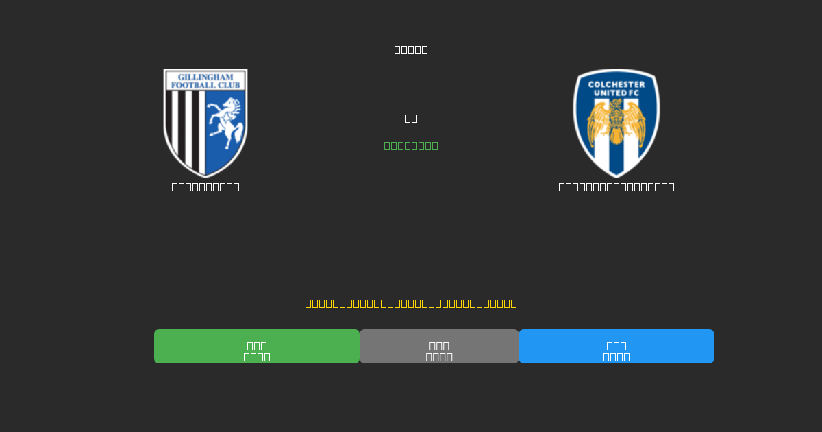 Gillingham vs Colchester United - Previsões Gratuitas de Futebol AI com 80%+ de Precisão