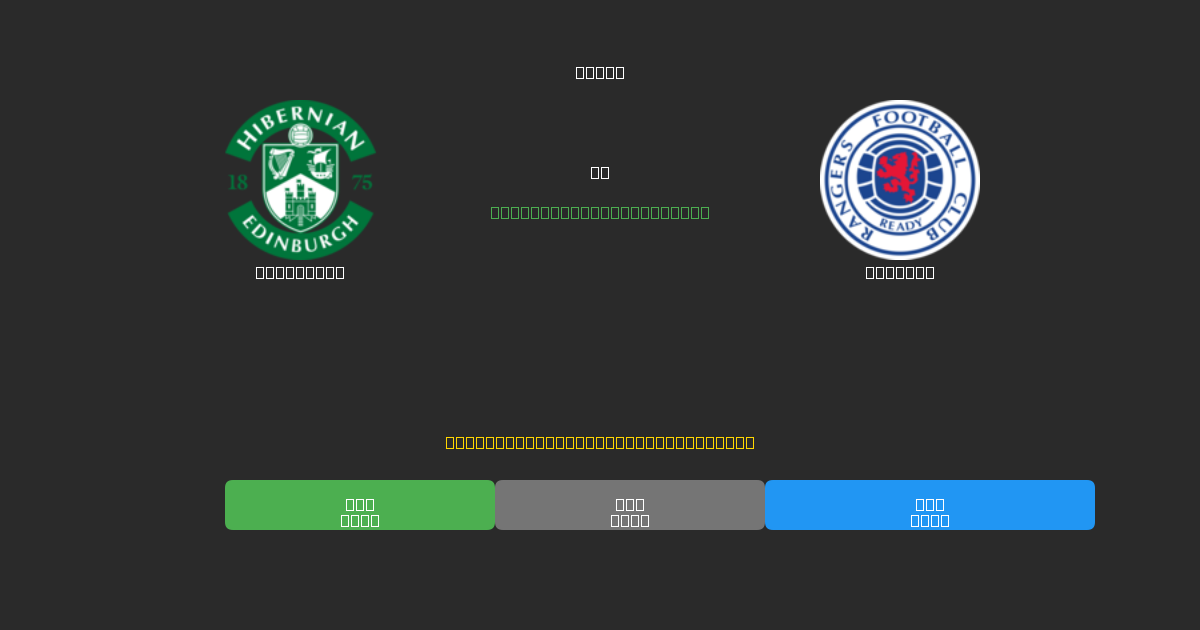 Hibernian против Rangers - Бесплатные ИИ Футбольные Прогнозы с 80%+ Точностью