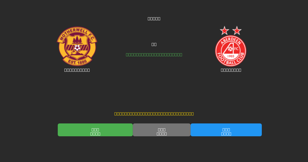 Motherwell против Aberdeen - Бесплатные ИИ Футбольные Прогнозы с 80%+ Точностью
