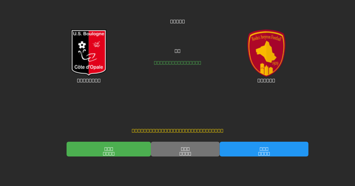 Boulogne vs Rodez  - Bezplatné AI Futbalové Predpovede s 80%+ Presnosťou