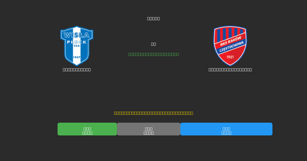 Wisła Płock проти Raków Częstochowa - Безкоштовні AI Футбольні Прогнози з 80%+ Точністю