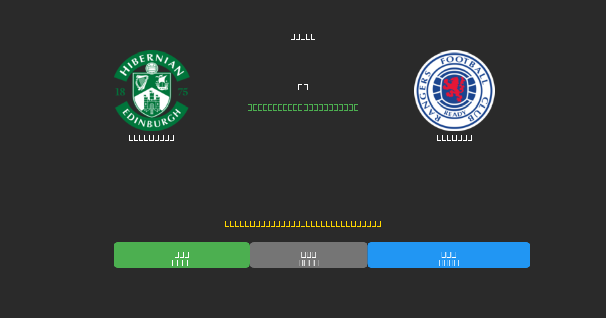 Hibernian vs Rangers - Dự Đoán Bóng Đá AI Miễn Phí với Độ Chính Xác 80%+